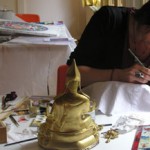 lama-tsong-khapa-statue-painted-by-carmen-mensink