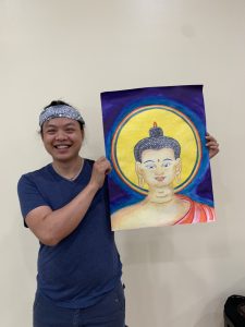 Creating Tibetan Buddhist Art - Thangka Drawing & Painting Retreat at Omega Institute for Holistic Studies in Rhinebeck, NY, USA, 2025, by Carmen Mensink