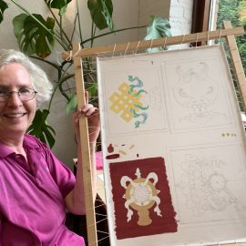 Vier van de Acht Gelukssymbolen