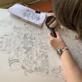Het boeddhistische Levenswiel (Wheel of Life)