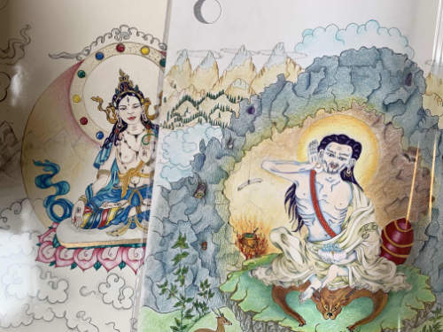 White Tara and Milarepa by Ellis Mol-Hoppen_MA