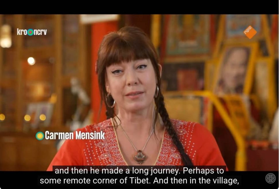 Dutch national TV created a portrait of Carmen Mensink, the Thangka Art Classes that she offers, creating Tibetan Buddhist Art for and her meeting with the Dalai Lama, and how buddhism is such an important part of my life ?? 'Zin in Morgen' by KRO-NCRV is