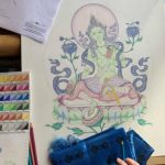 Green Tara drawing course thangka art in the tibetan buddhist tradition