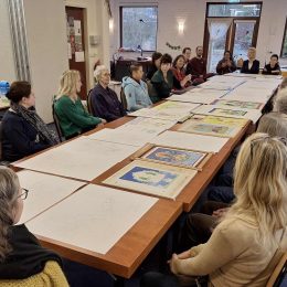 Green-Tara-Thangka-Drawing-and-Painting-Retreat-Maitreya-Instituut-Loenen-Netherlands-with-Carmen-Mensink_12