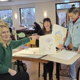 Green-Tara-Thangka-Drawing-and-Painting-Retreat-Maitreya-Instituut-Loenen-Netherlands-with-Carmen-Mensink_2