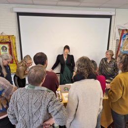 Green-Tara-Thangka-Drawing-and-Painting-Retreat-Maitreya-Instituut-Loenen-Netherlands-with-Carmen-Mensink_22