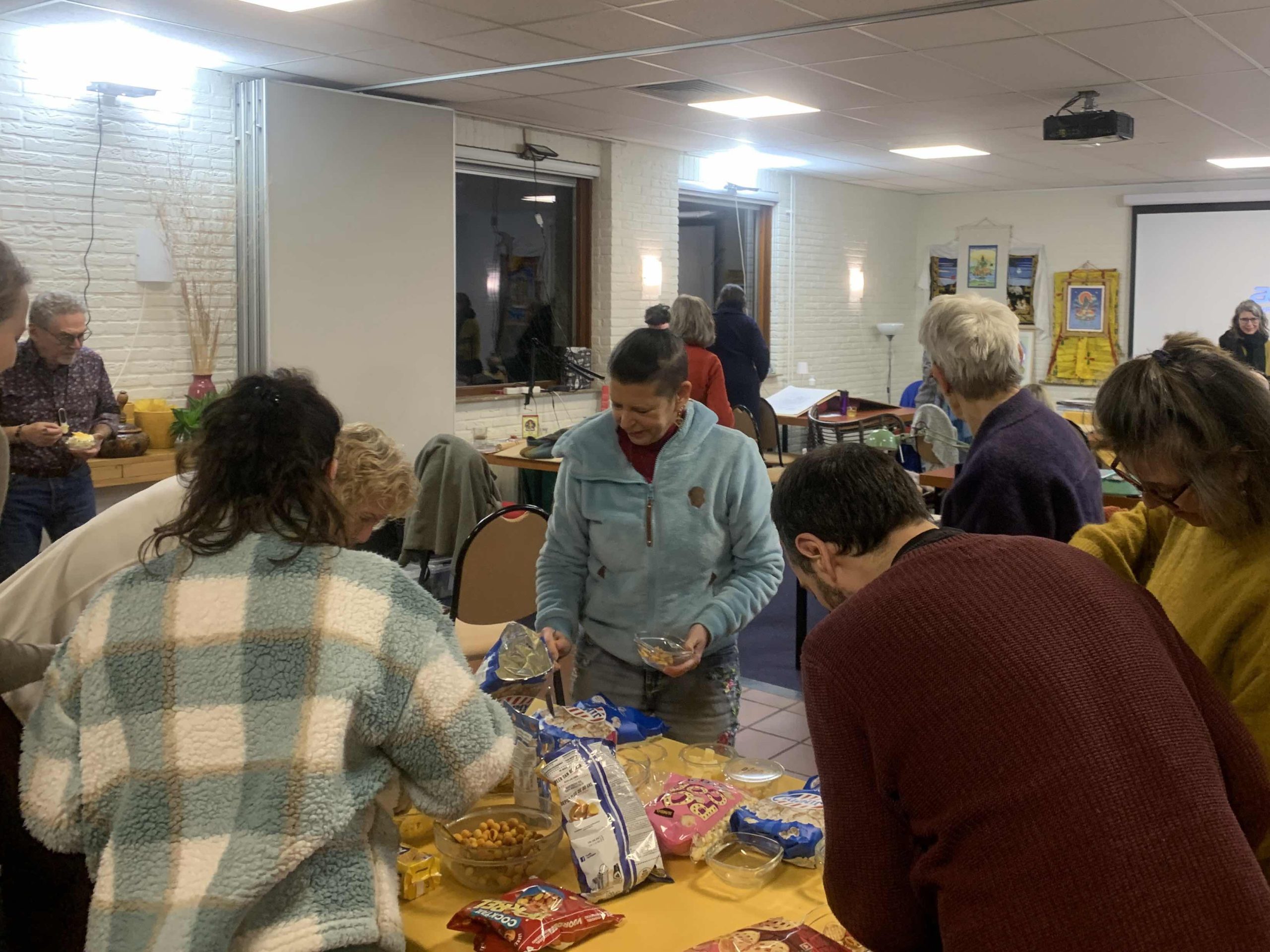 Green-Tara-Thangka-Drawing-and-Painting-Retreat-Maitreya-Instituut-Loenen-Netherlands-with-Carmen-Mensink_33