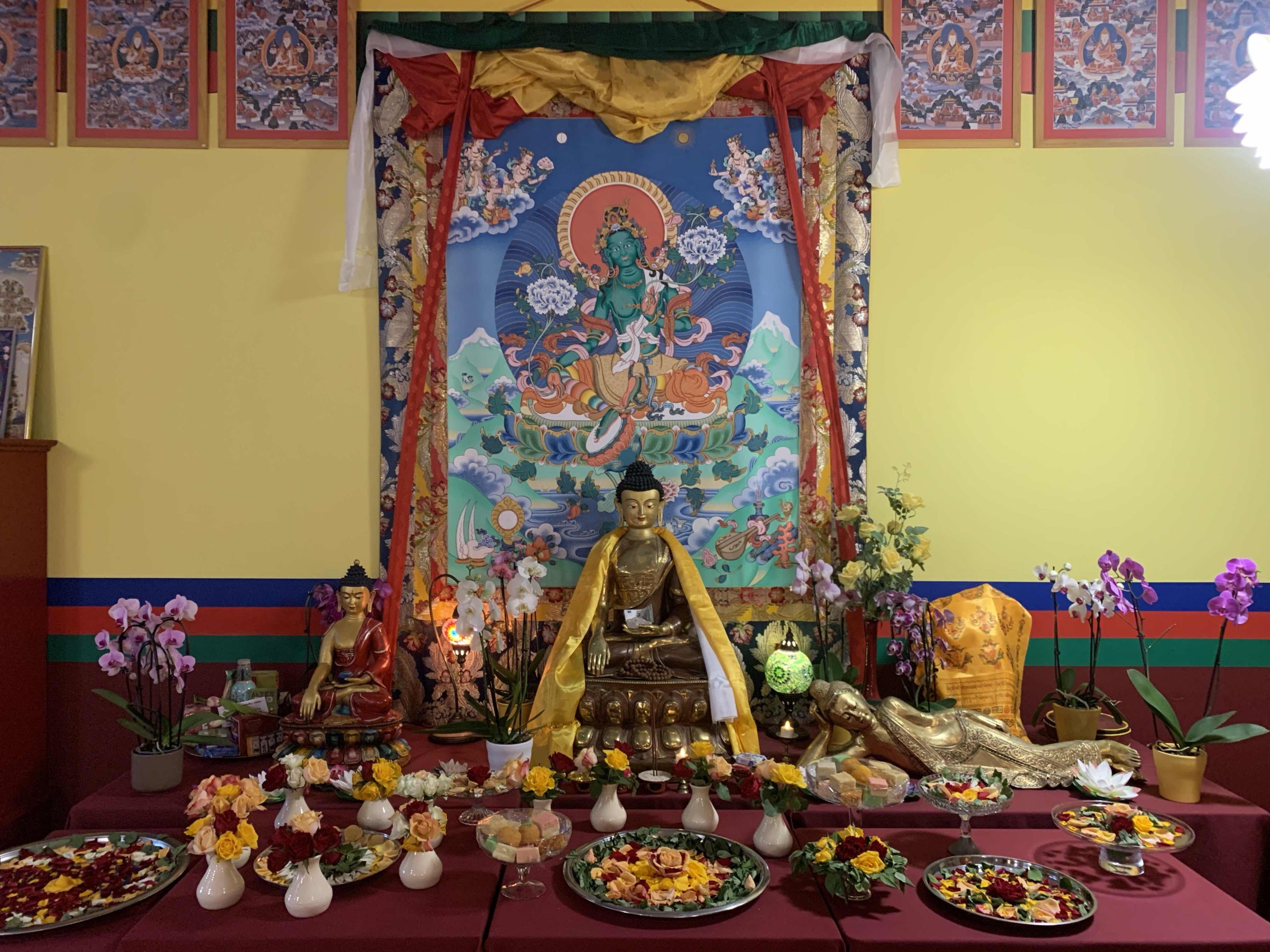 Green-Tara-Thangka-Drawing-and-Painting-Retreat-Maitreya-Instituut-Loenen-Netherlands-with-Carmen-Mensink_34