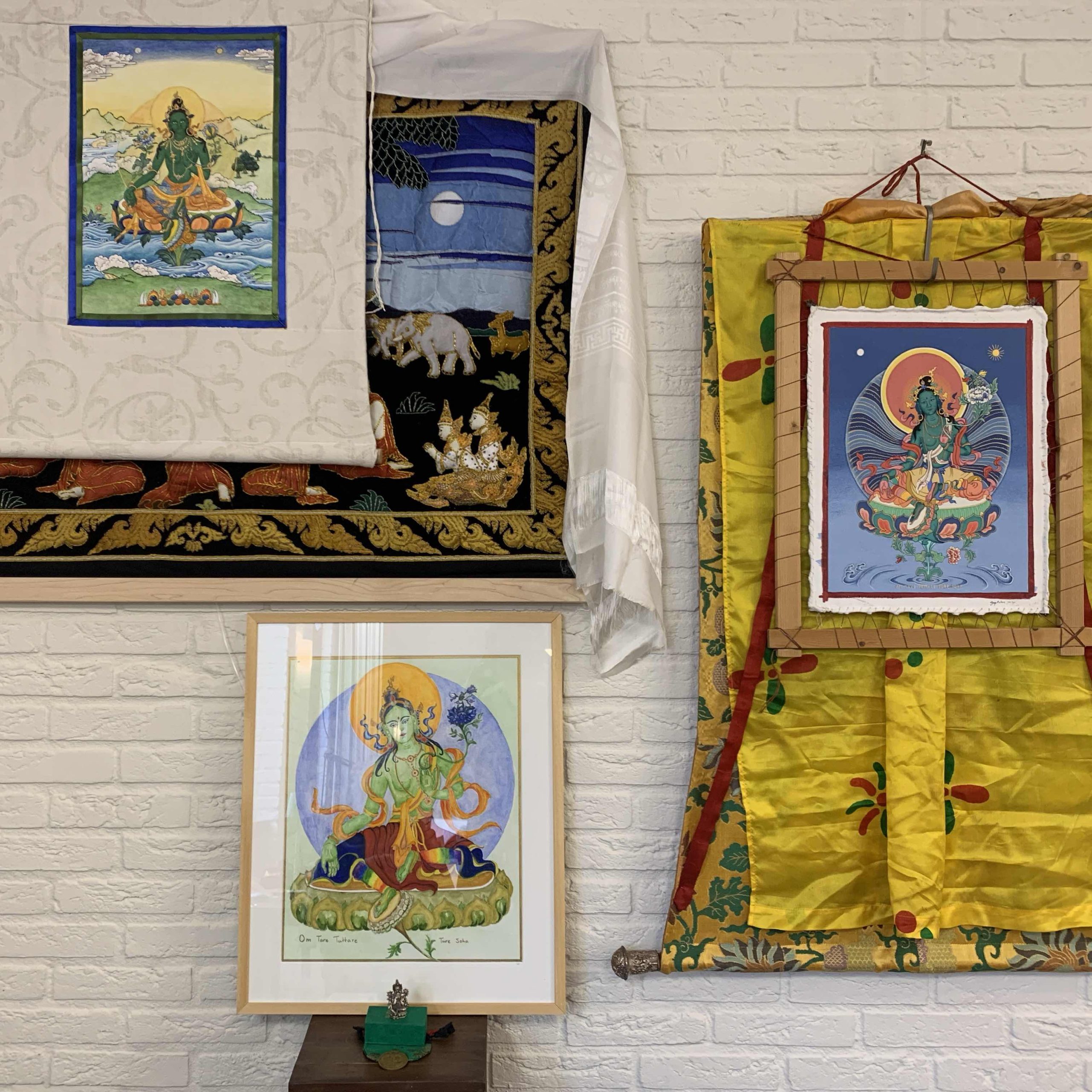 Green-Tara-Thangka-Drawing-and-Painting-Retreat-Maitreya-Instituut-Loenen-Netherlands-with-Carmen-Mensink_35