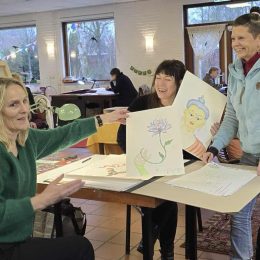 Green-Tara-Thangka-Drawing-and-Painting-Retreat-Maitreya-Instituut-Loenen-Netherlands-with-Carmen-Mensink_6