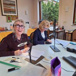 Green-Tara-Thangka-Drawing-and-Painting-Retreat-Maitreya-Instituut-Loenen-Netherlands-with-Carmen-Mensink_7