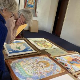 Green-Tara-Thangka-Drawing-and-Painting-Retreat-Maitreya-Instituut-Loenen-Netherlands-with-Carmen-Mensink_83