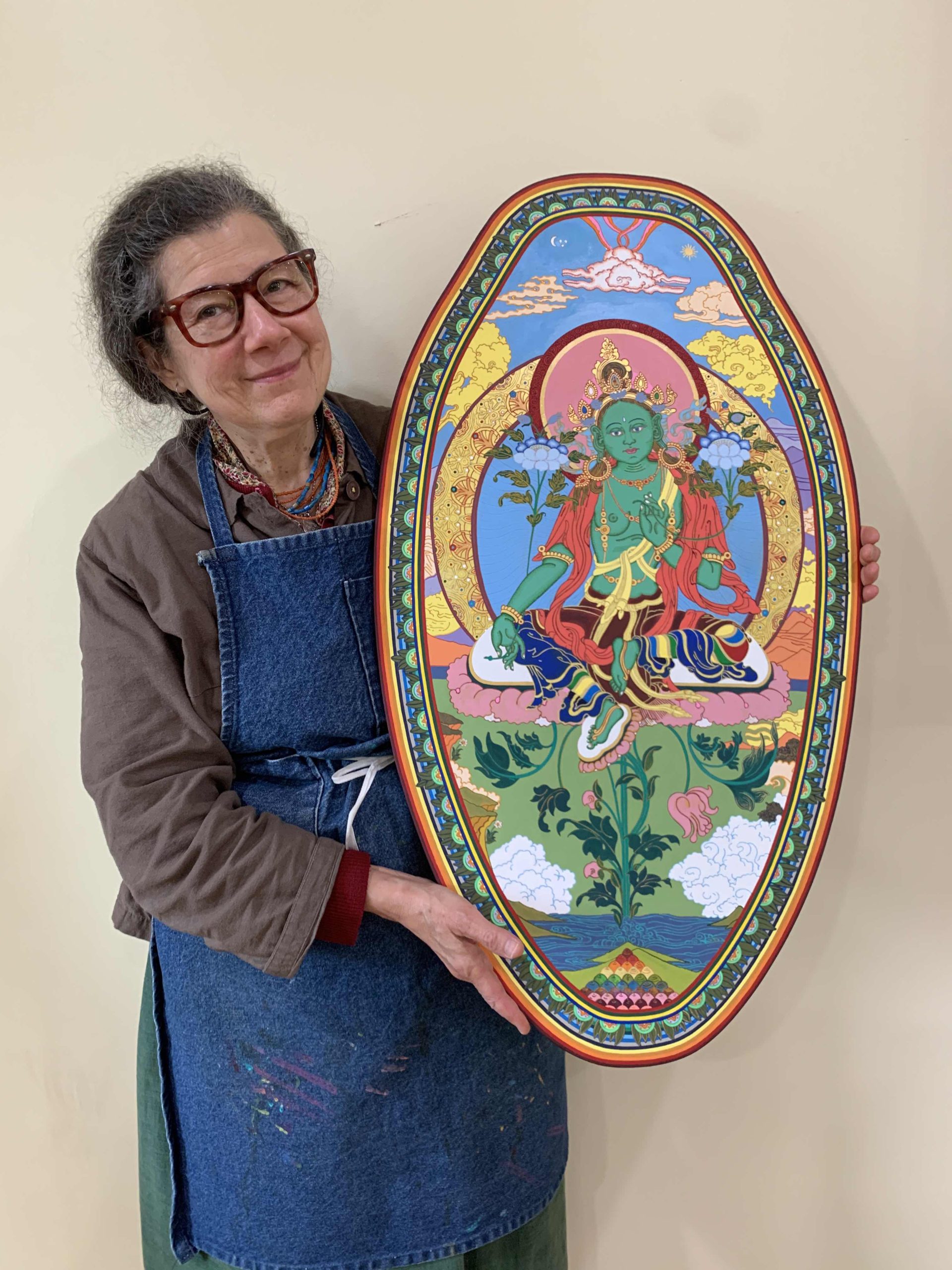 Thangka-Art-Retreat-with-Carmen-Mensink-at-Omega-Institute-2026_73_Green-Tara